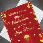 Merry Christmas In New Home Card House Warming Card For Couple