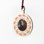 1st Christmas Together Bauble Personalised Photo Wooden Bauble