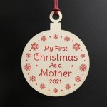 My First Christmas As A Mother Mummy Gift Hanging Tree Decor