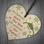 Funny Hanging Christmas Bauble Tree Decoration Petrol Funny