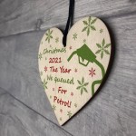 Funny Hanging Christmas Bauble Tree Decoration Petrol Funny