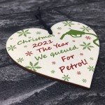 Funny Hanging Christmas Bauble Tree Decoration Petrol Funny