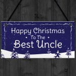Uncle Gift Hanging Christmas Sign Novelty Christmas Xmas Gift