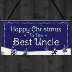 Uncle Gift Hanging Christmas Sign Novelty Christmas Xmas Gift