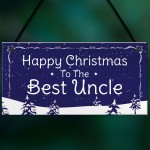 Uncle Gift Hanging Christmas Sign Novelty Christmas Xmas Gift