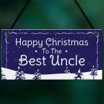 Uncle Gift Hanging Christmas Sign Novelty Christmas Xmas Gift