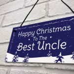 Uncle Gift Hanging Christmas Sign Novelty Christmas Xmas Gift