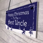 Uncle Gift Hanging Christmas Sign Novelty Christmas Xmas Gift