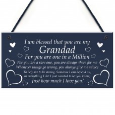 Christmas Gift For Grandad Hanging Sign Grandparent Gift