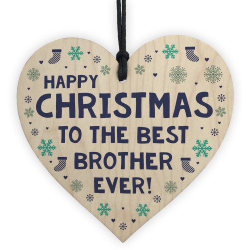 Novelty Christmas Gift For Brother Hanging Heart Gift For Him