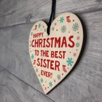 Novelty Christmas Gift For Sister Hanging Heart Gift For Her