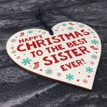 Novelty Christmas Gift For Sister Hanging Heart Gift For Her