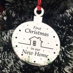 Christmas Tree Decoration 1st First Christmas New Home Bauble