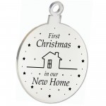 Christmas Tree Decoration 1st First Christmas New Home Bauble