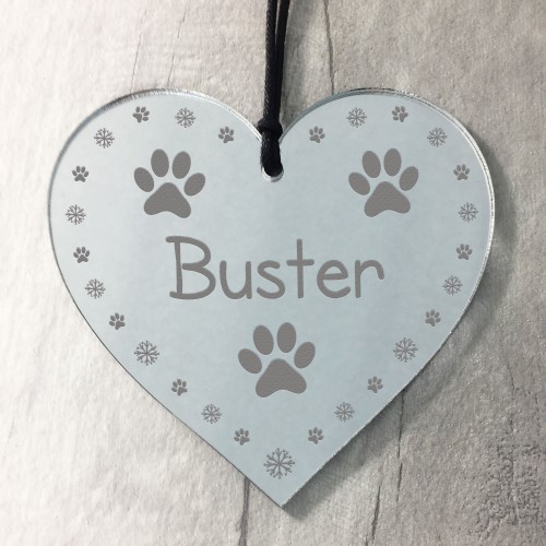 Personalised Dog Cat Pet Christmas Tree Decoration Engraved