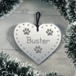 Personalised Dog Cat Pet Christmas Tree Decoration Engraved