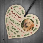 Any Name Dog Pet Memorial Gift Personalised Hanging Heart