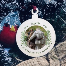 Memorial Christmas Decoration For Grandad Dad Grandpa Bauble