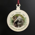 Memorial Christmas Decoration For Grandad Dad Grandpa Bauble
