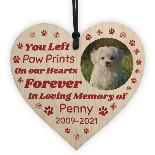 Memorial Christmas Decoration For Dog Personalised Decoration