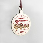 Personalised Christmas Decoration For Family Mum Dad Decoration