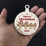 Personalised Christmas Decoration For Family Mum Dad Decoration