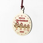 Personalised Christmas Decoration For Family Mum Dad Decoration