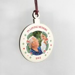 Personalised Memorial Christmas Decoration For Dad Grandad