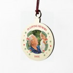 Personalised Memorial Christmas Decoration For Dad Grandad