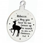 Personalised Christmas Tree Decoration Baby's First Christmas
