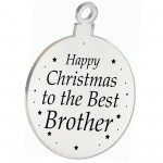 Christmas Gift For Brother Christmas Tree Decoration Engraved