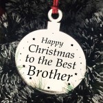 Christmas Gift For Brother Christmas Tree Decoration Engraved