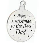 Christmas Gift For Dad Christmas Tree Decoration Engraved Bauble