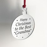 Christmas Gift For Grandma Christmas Tree Decoration Engraved