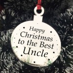 Christmas Gift For Uncle Christmas Tree Decoration Engraved