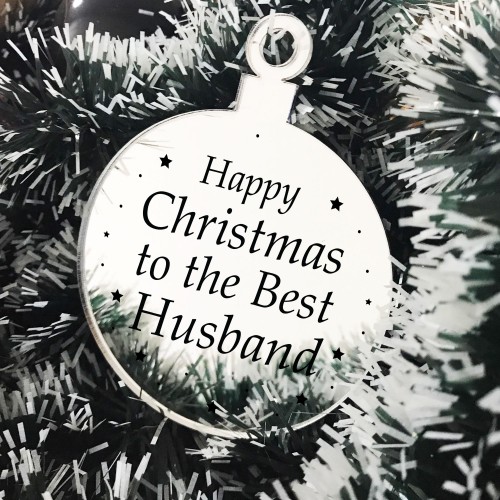 Christmas Gift For Husband Christmas Tree Decoration Engraved