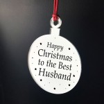 Christmas Gift For Husband Christmas Tree Decoration Engraved