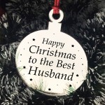 Christmas Gift For Husband Christmas Tree Decoration Engraved