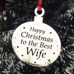 Christmas Gift For Wife Christmas Tree Decoration Engraved