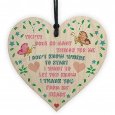 Thank You Gift For Friend Teacher Childminder Asisstant Heart
