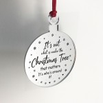 Christmas Bauble Engraved Family Gift Christmas Tree Decoration
