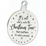 Christmas Bauble Engraved Family Gift Christmas Tree Decoration