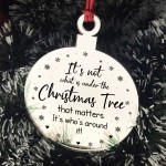 Christmas Bauble Engraved Family Gift Christmas Tree Decoration