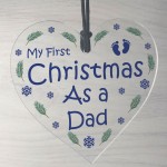 First Christmas As A Dad Bauble Hanging Christmas Tree Decor