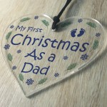 First Christmas As A Dad Bauble Hanging Christmas Tree Decor