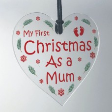 First Christmas As A Mum Bauble Hanging Christmas Tree Decor