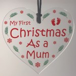 First Christmas As A Mum Bauble Hanging Christmas Tree Decor