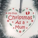 First Christmas As A Mum Bauble Hanging Christmas Tree Decor