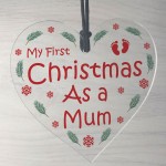 First Christmas As A Mum Bauble Hanging Christmas Tree Decor