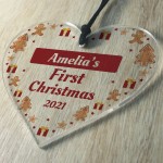 First Christmas Bauble Any Name Personalised Daughter Son Gift
